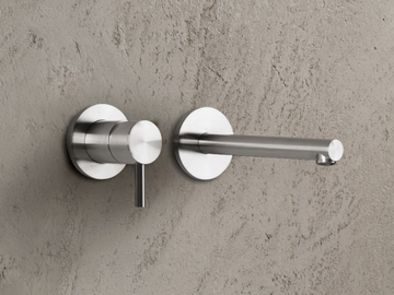 FLOW.ERS 410.10.100 - 2 hole wall-mounted washbasin mixer by WEISS-STERN