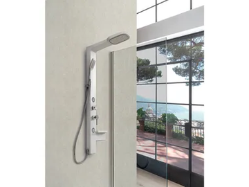 GIADA - Wall-mounted shower panel with hand shower by WEISS-STERN