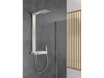 LIGNANO - Wall-mounted shower panel with hand shower by WEISS-STERN