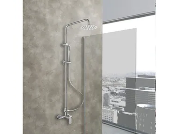 LONDRA - Wall-mounted shower panel with hand shower by WEISS-STERN