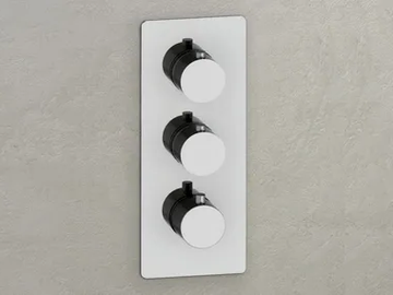 MIX - 3 hole thermostatic shower mixer by WEISS-STERN
