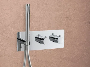 MIX - Thermostatic shower mixer with hand shower by WEISS-STERN