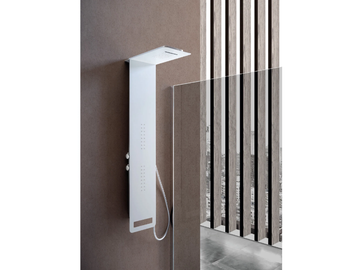 MONTE BIANCO - Wall-mounted shower panel with hand shower by WEISS-STERN