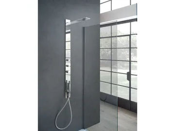MONVISO - Wall-mounted shower panel with hand shower by WEISS-STERN