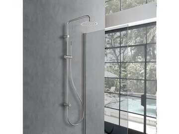 PECHINO - Wall-mounted shower panel with hand shower by WEISS-STERN