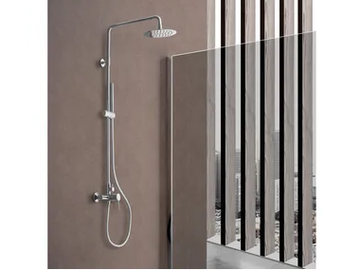 RIO - Wall-mounted shower panel with hand shower by WEISS-STERN