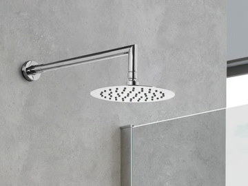 ROTONDO - Wall-mounted round overhead shower with arm by WEISS-STERN