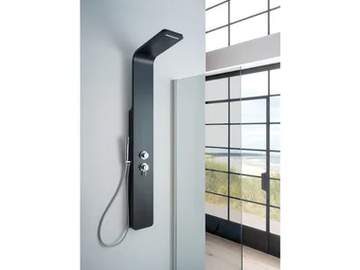 SASSOLUNGO - Wall-mounted shower panel with hand shower by WEISS-STERN