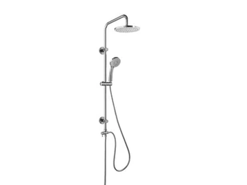 TINOS - Wall-mounted shower panel with hand shower by WEISS-STERN