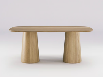 AMOS - Rectangular wooden dining table by Wewood