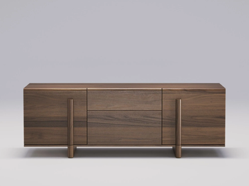 BRUTALIST - Walnut sideboard with drawers and doors by Wewood