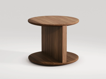 DUPLEX - Walnut coffee table / bedside table by Wewood