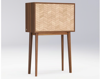 MISTER - Solid wood sideboard with flap doors by Wewood