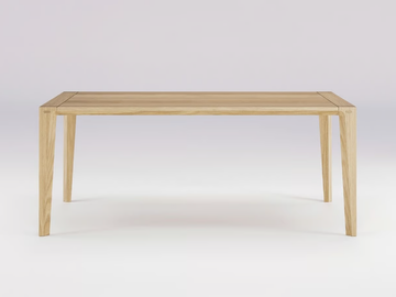 RAIA - Rectangular solid wood table by Wewood