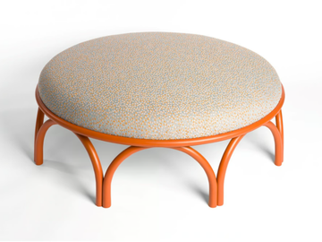ARCADIA - Round fabric pouf by Wiener GTV Design