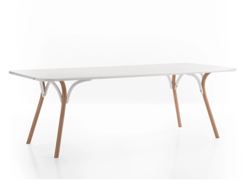 ARCH DINING TABLE - Rectangular beech table by Wiener GTV Design