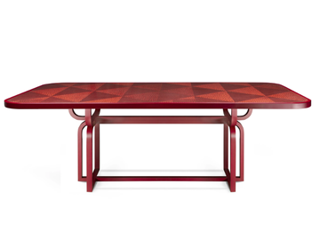 CARYLLON - Rectangular wooden dining table by Wiener GTV Design
