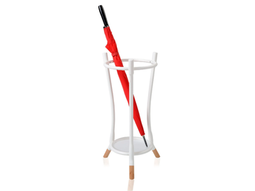 CLOUD - Floorstanding beech umbrella stand by Wiener GTV Design