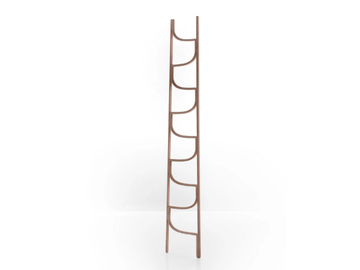 LADDER - Solid wood magazine rack / towel rack by Wiener GTV Design