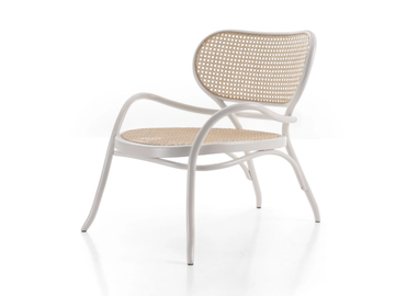 LEHNSTUHL - Beech easy chair with armrests by Wiener GTV Design