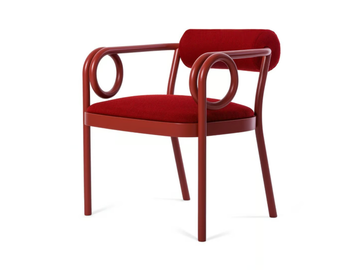 LOOP - Easy chair with armrests by Wiener GTV Design