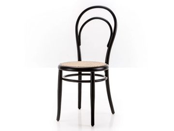 N.14 - Beech and woven cane chair by Wiener GTV Design