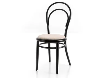N.14 - Beech chair with integrated cushion by Wiener GTV Design