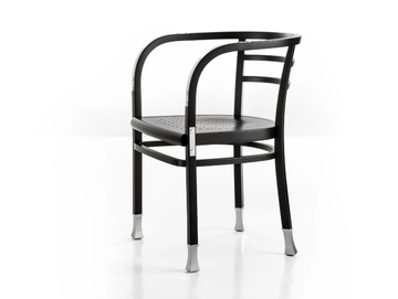 POSTSPARKASSE - Beech chair with armrests by Wiener GTV Design