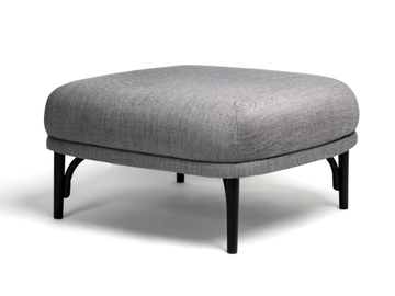 TARGA POUF - Square fabric pouf by Wiener GTV Design