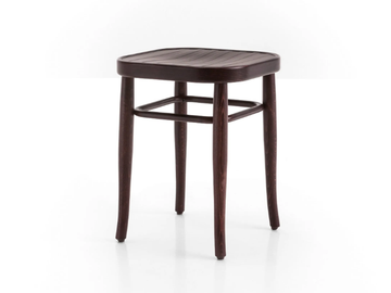 VIENNA 144 - Low beech stool by Wiener GTV Design
