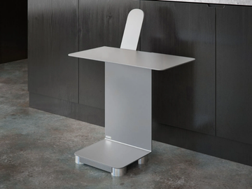 ART565 - Rectangular steel side table by Wissmann raumobjekte