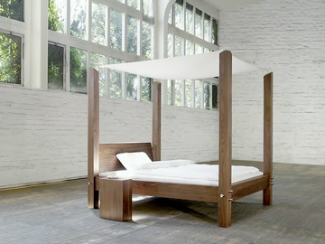 LOFT - ART317 - Double bed by Wissmann raumobjekte