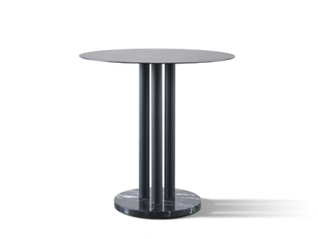 BATON - Round metal table by Wittmann