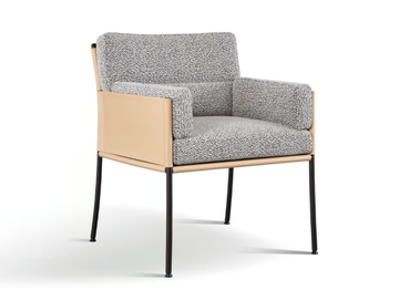 FAME - Fabric easy chair with armrests by Wittmann