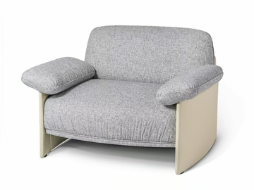MARLOW - Fabric armchair with armrests by Wittmann