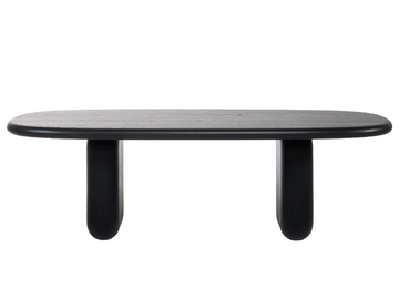 CAIRN - Oval wooden dining table by Woak