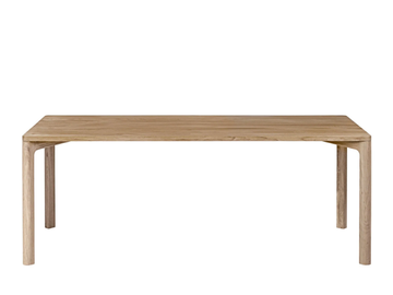 LAVADO - Rectangular solid wood dining table by Woak