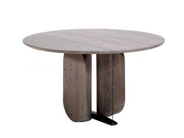 WHERRY - Round wooden dining table by Woak