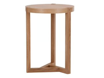 BRENTWOOD - Round wood veneer coffee table by Woodman