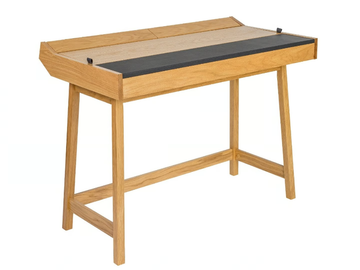 BROMPTON FLAP - Wooden secretary desk by Woodman