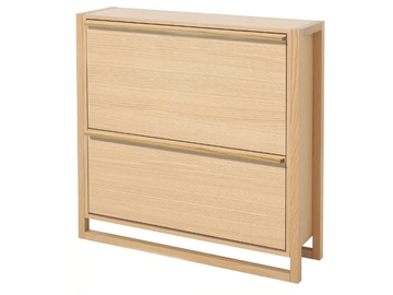 NEWEST - Wood veneer shoe cabinet by Woodman