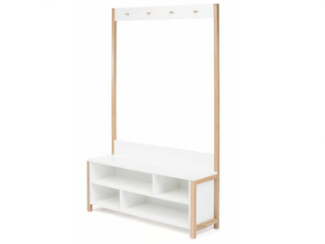 NORTHGATE - Free standing melamine-faced chipboard hallway unit by Woodman