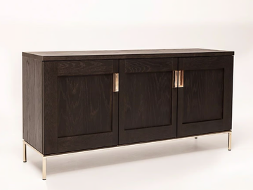 PIMLICO - Wood veneer sideboard with doors by Woodman