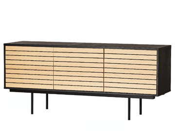 STRIPE - Chipboard sideboard with doors by Woodman