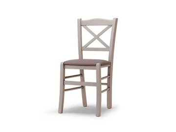 1454 - Wooden chair with integrated cushion by XLINE