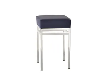 GRANATO - Metal stool with integrated cushion by XLINE
