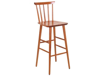 WEST - Beech stool with back by XLINE