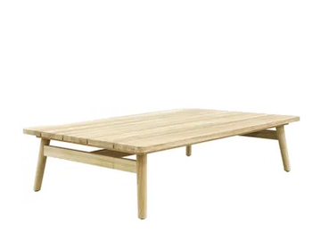 AUSTIN - Rectangular teak coffee table by XVL