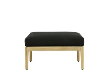 AUSTIN - Rectangular teak garden footstool by XVL