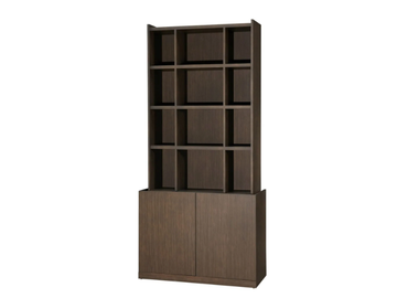 DUBLIN - Freestanding wooden bookcase with drawers by XVL